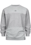 Indicode Strickpullover INBridge Grau/Hellgrau
