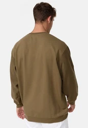 Indicode Strickpullover INBridge Dunkelgrün/Khaki
