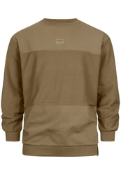 Indicode Strickpullover INBridge Dunkelgrün/Khaki