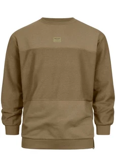 Indicode Strickpullover INBridge Dunkelgrün/Khaki