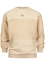 Indicode Strickpullover INBridge Beige/Gelb