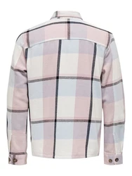 ONLY & SONS Langarmhemd Holzfäller Hemd Twill Overshirt ONSMAR 6105 Blau