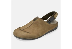 BR Silas Slipper Khaki/Dunkelgrün/Beige/Braun