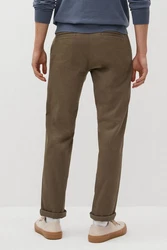 Next Chinohose Straight Fit mit Stretch Khaki/Beige