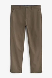 Next Chinohose Straight Fit mit Stretch Khaki/Beige