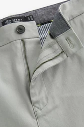 Next Chinohose Straight Fit mit Stretch Hellgrau/Grau