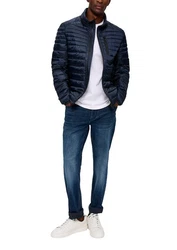 s.Oliver Anorak Outdoor-Jacke Allwetterjacke Steppjacke Dunkelblau/Hellblau