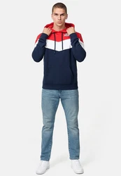 Lonsdale Kapuzensweatshirt Moyroukan Dunkelblau/Rot/Mischfarben/Weiß/Hellblau/Beige