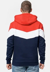Lonsdale Kapuzensweatshirt Moyroukan Dunkelblau/Rot/Mischfarben/Weiß/Hellblau/Beige