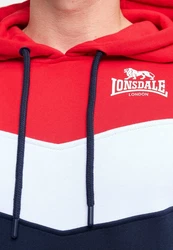 Lonsdale Kapuzensweatshirt Moyroukan Dunkelblau/Rot/Mischfarben/Weiß/Hellblau/Beige