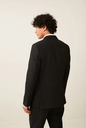 Next Baukastensakko Slim Fit Anzug-Sakko Schwarz/Dunkelgrau/Grau