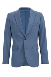 WE Fashion Jackenblazer Blau/Hellblau/Dunkelblau/Grau