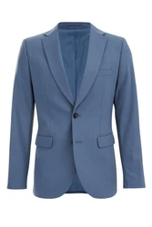 WE Fashion Jackenblazer Blau/Hellblau/Dunkelblau/Grau