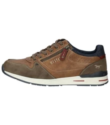 Mustang Sneaker Schnürschuh hell-braun