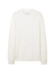 TOM TAILOR DENIM Strickpullover Pullover STRUCTURED BASIC 