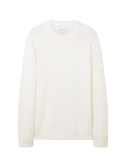 TOM TAILOR DENIM Strickpullover Pullover STRUCTURED BASIC 
