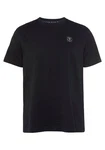DELMAO Rundhalsshirt Regular Fit Dunkelblau/Schwarz