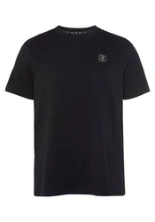 DELMAO Rundhalsshirt Regular Fit Dunkelblau/Schwarz