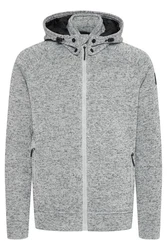 Indicode Fleecejacke IDChillingworth Hellgrau/Grau/Dunkelgrau