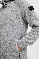 Indicode Fleecejacke IDChillingworth Hellgrau/Grau/Dunkelgrau