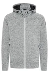 Indicode Fleecejacke IDChillingworth Hellgrau/Grau/Dunkelgrau