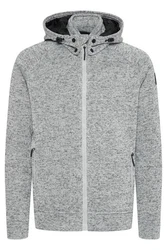 Indicode Fleecejacke IDChillingworth Hellgrau/Grau/Dunkelgrau