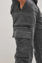 Next Cargohose Relaxed Fit Tech Khaki/Dunkelgrau/Grau/Hellgrau/Dunkelgrün