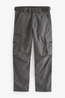 Next Cargohose Relaxed Fit Tech Khaki/Dunkelgrau/Grau/Hellgrau/Dunkelgrün