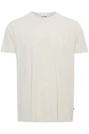 !Solid T-Shirt Rock Khaki/Weiß