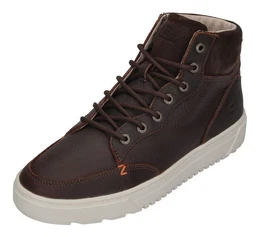 DUNDEE L65 Sneaker Dark Brown White