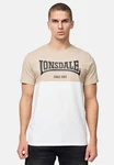 Lonsdale T-Shirt SANDSCOVE Khaki/Beige/Gelb/Braun/Weiß