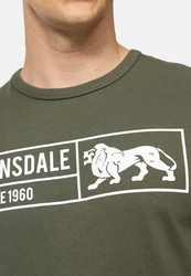 Lonsdale T-Shirt CADAMSTOWN Dunkelgrün/Grün