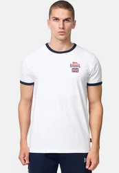 Lonsdale T-Shirt CASHENDUN Dunkelblau/Weiß/Creme