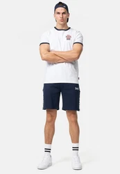 Lonsdale T-Shirt CASHENDUN Dunkelblau/Weiß/Creme