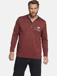 Jan Vanderstorm Sweatshirt BIRKIR Dunkelrot/Rot/Bordeaux/Braun