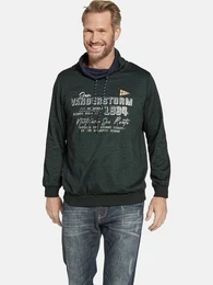 Sweatshirt SVERRE in melierter Optik