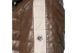 Milestone Jacke Brento Herren Steppjacke Dunkelbraun/Braun/Dunkelgrün/Khaki