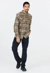 WHISTLER Fleeceshirt Jamba Beige/Hellblau/Khaki/Braun