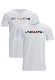 Jack & Jones T-Shirt JJECORP LOGO Print Kurzarm 2-er Stck Pack (3661) Weiß (3661) Jack & Jones T-Shirt JJECORP LOGO Print Kurzarm 2-er Stck Pack (3661) Weiß (3661)