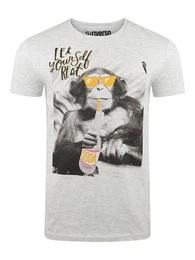 T-Shirt Herren Fotoprintshirt RIVCharly Regular Fit (1-tlg) Kurzarm Tee Shirt mit Rundhalsausschnitt