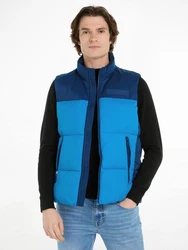 Tommy Hilfiger Steppweste NEW YORK GILET Dunkelblau/Hellblau/Blau