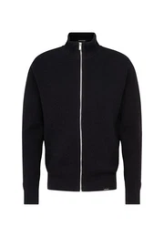 Strickjacke Langarm Stehkragen Uni