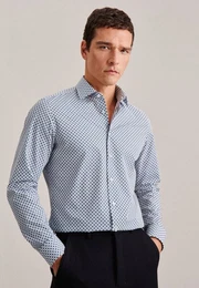 Businesshemd X-Slim X-Slim Langarm Kentkragen Druck