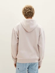TOM TAILOR Denim Sweatjacke Funktionsjacke Hoodie mit Reißverschluss Beige/Khaki/Braun