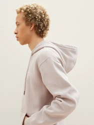 TOM TAILOR Denim Sweatjacke Funktionsjacke Hoodie mit Reißverschluss Beige/Khaki/Braun