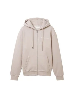 TOM TAILOR Denim Sweatjacke Funktionsjacke Hoodie mit Reißverschluss