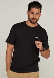 Jack & Jones T-Shirt JJELIF TEE SS CREW NECK Braun/Schwarz/Rot/Weiß/Orange
