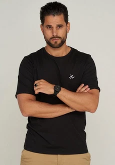 Jack & Jones T-Shirt JJELIF TEE SS CREW NECK Braun/Schwarz/Rot/Weiß/Orange