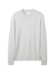 Strickpullover STRUCTURED BASIC aus Baumwolle