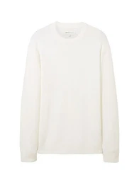 Strickpullover STRUCTURED BASIC aus Baumwolle